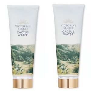 NEW X2 Victoria’s Secret Cactus Water Fragrance Lotion 8 Fl.oz Lot of 2